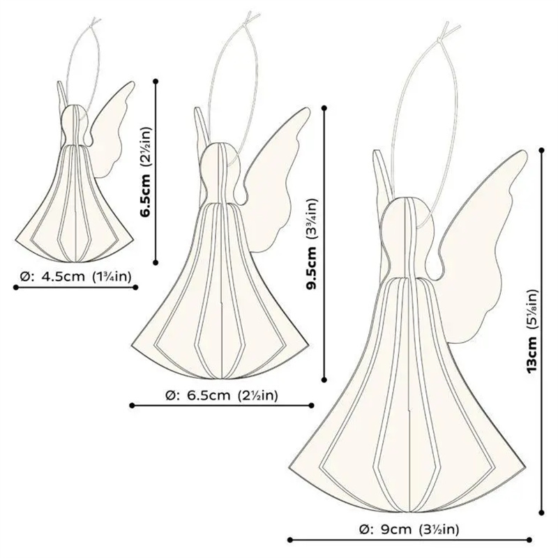 Wooden Angle for Xmss Decoration, for DIY Crafts Xmas Holiday Winter Home Tiered Tray Decoration