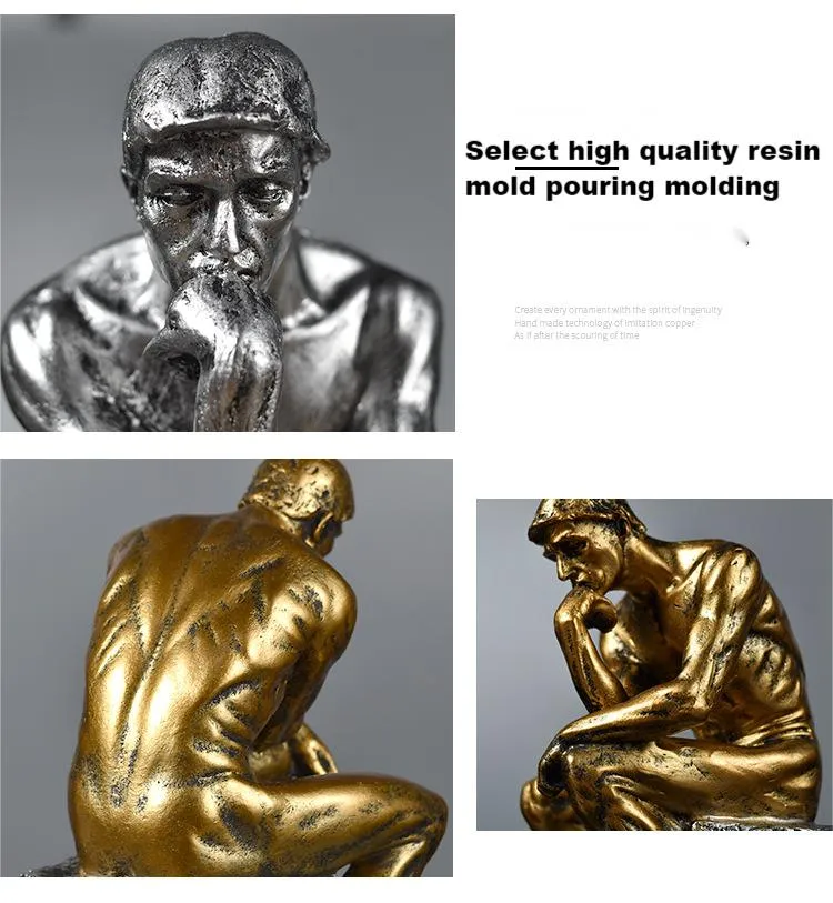 Thinker Sculpture Detail 3