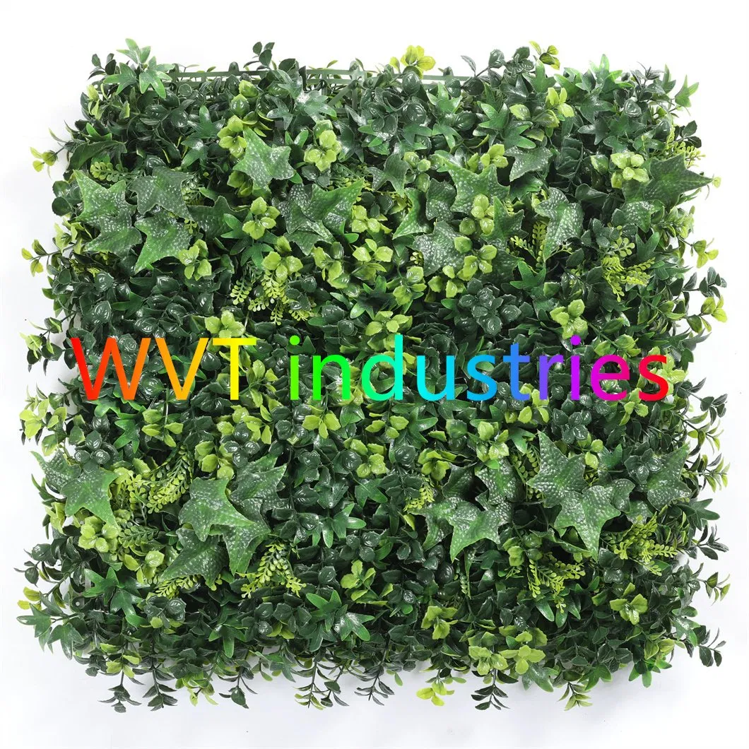 UV Protected Artificial Boxwood Fern Plant Privacy Green Wall Vertical Garden