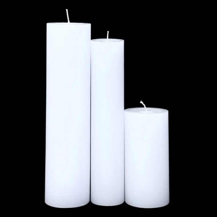 Paraffin Wax White Candle Stick 5