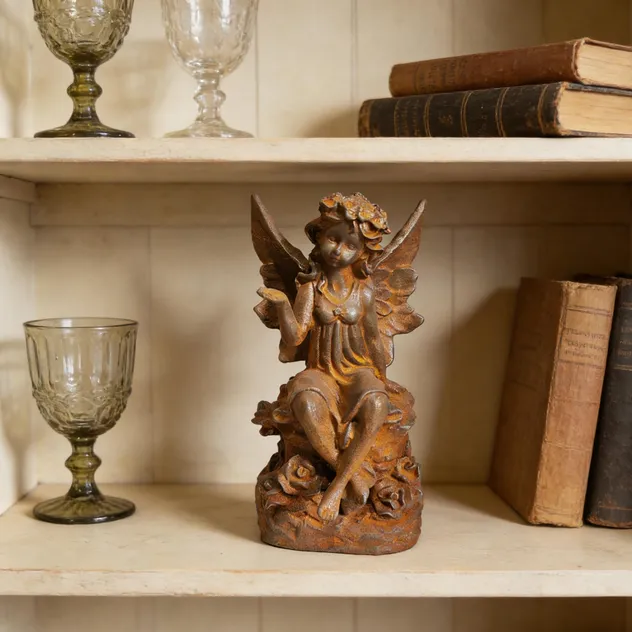 Antique Angel Statue