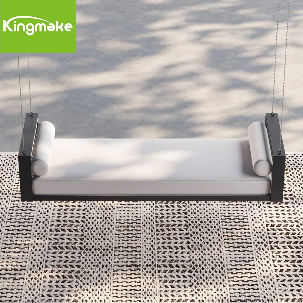 Stylish Double Macrame Swing Chair for Garden Patio Backyard Poolside