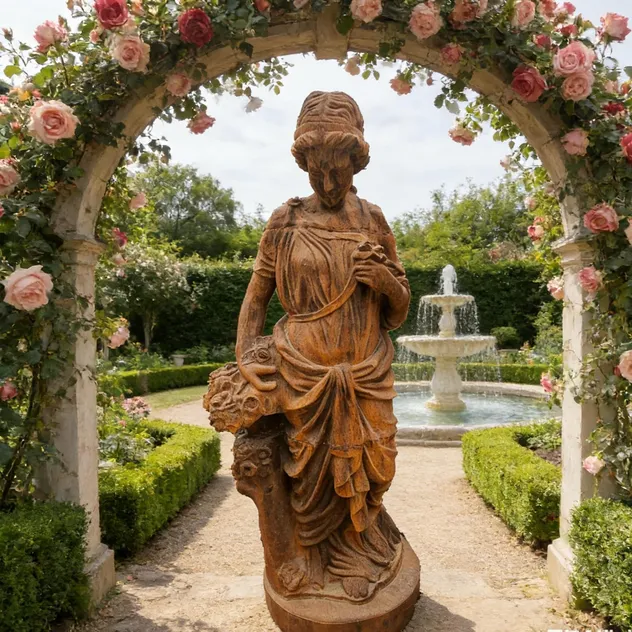 Cast Iron Sculpture View 2