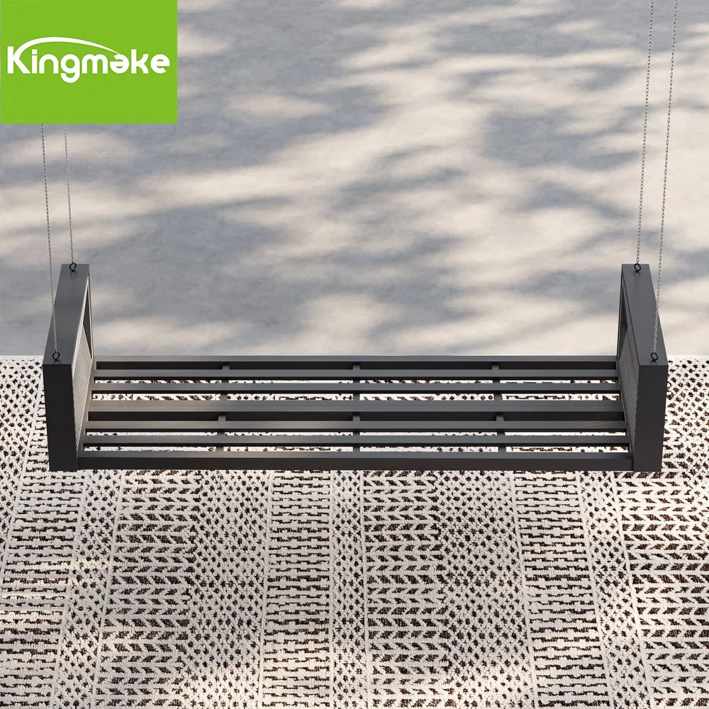 Stylish Double Macrame Swing Chair for Garden Patio Backyard Poolside