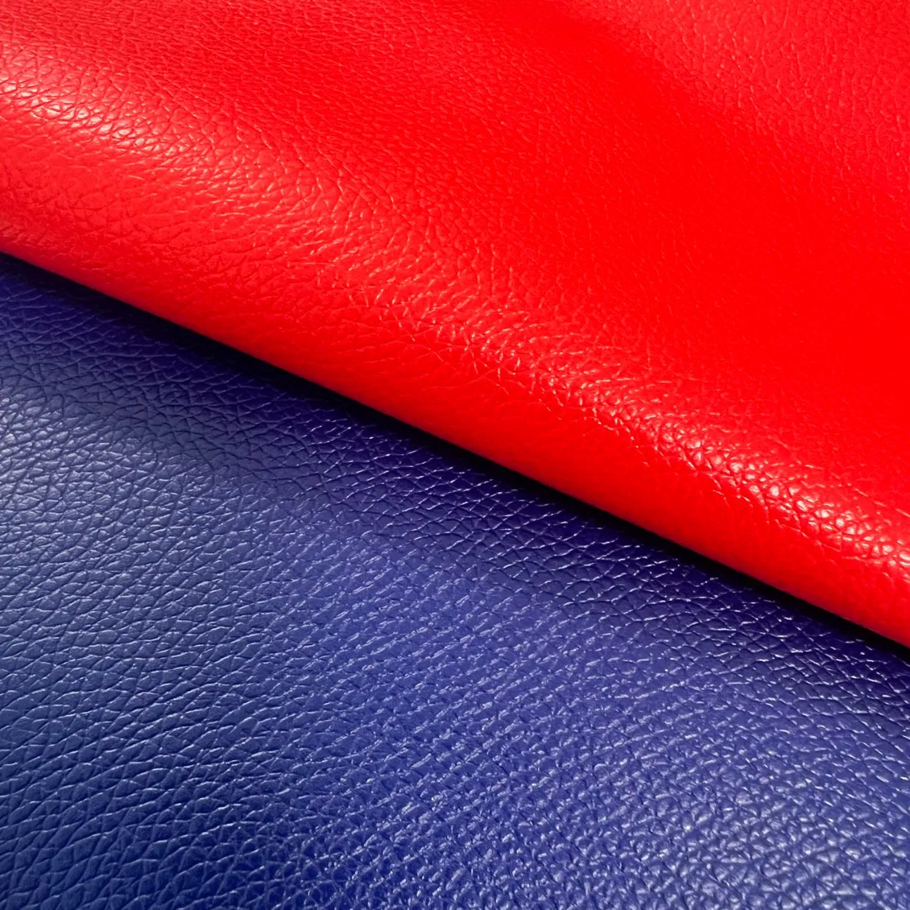 Scuff Resistance Mildew Resistance High Tearing Strength Litchi Grain Sofa Leather PVC Set Furniture Leather