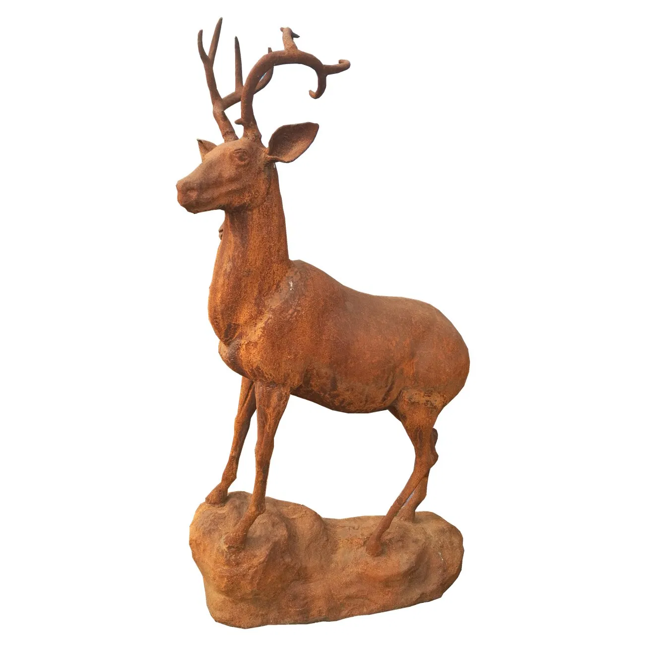 Standing Deer Cast Iron Metal Handicrafts - Cast Iron Sculpture