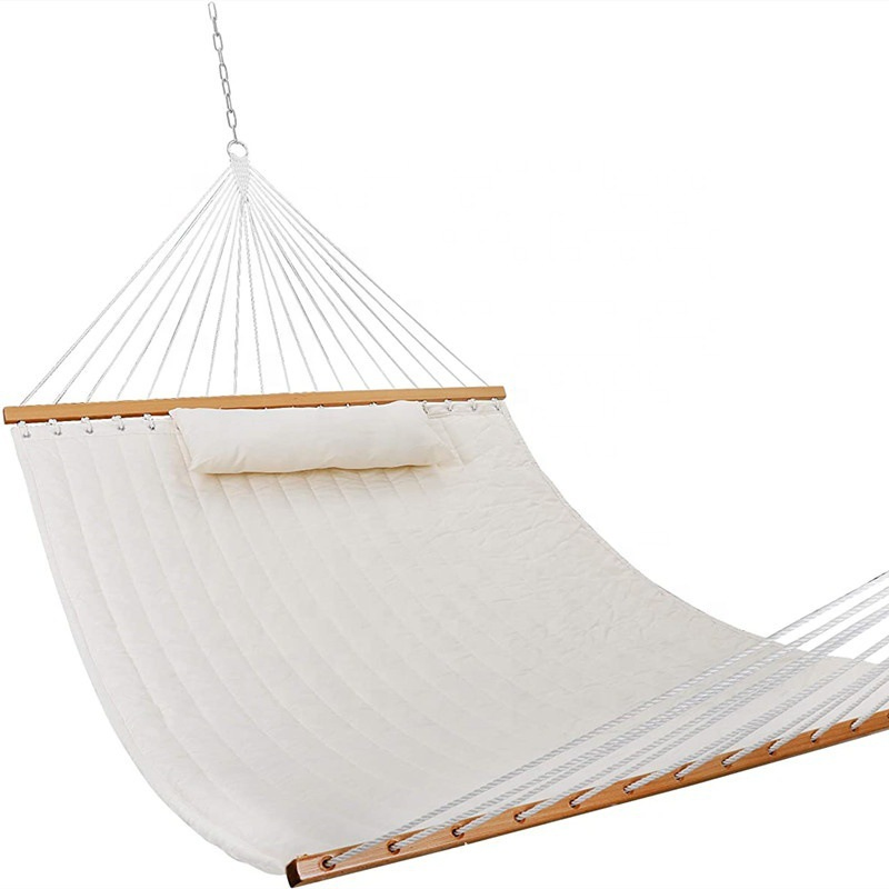 Luxurious Macrame Natural Hammock with Stick