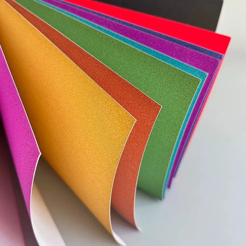 Custom Colorful Decorative Scrapbook Paper Pad DIY Making Card Paper Scrapbooking Paper Pad A4 Glitter Cardboard