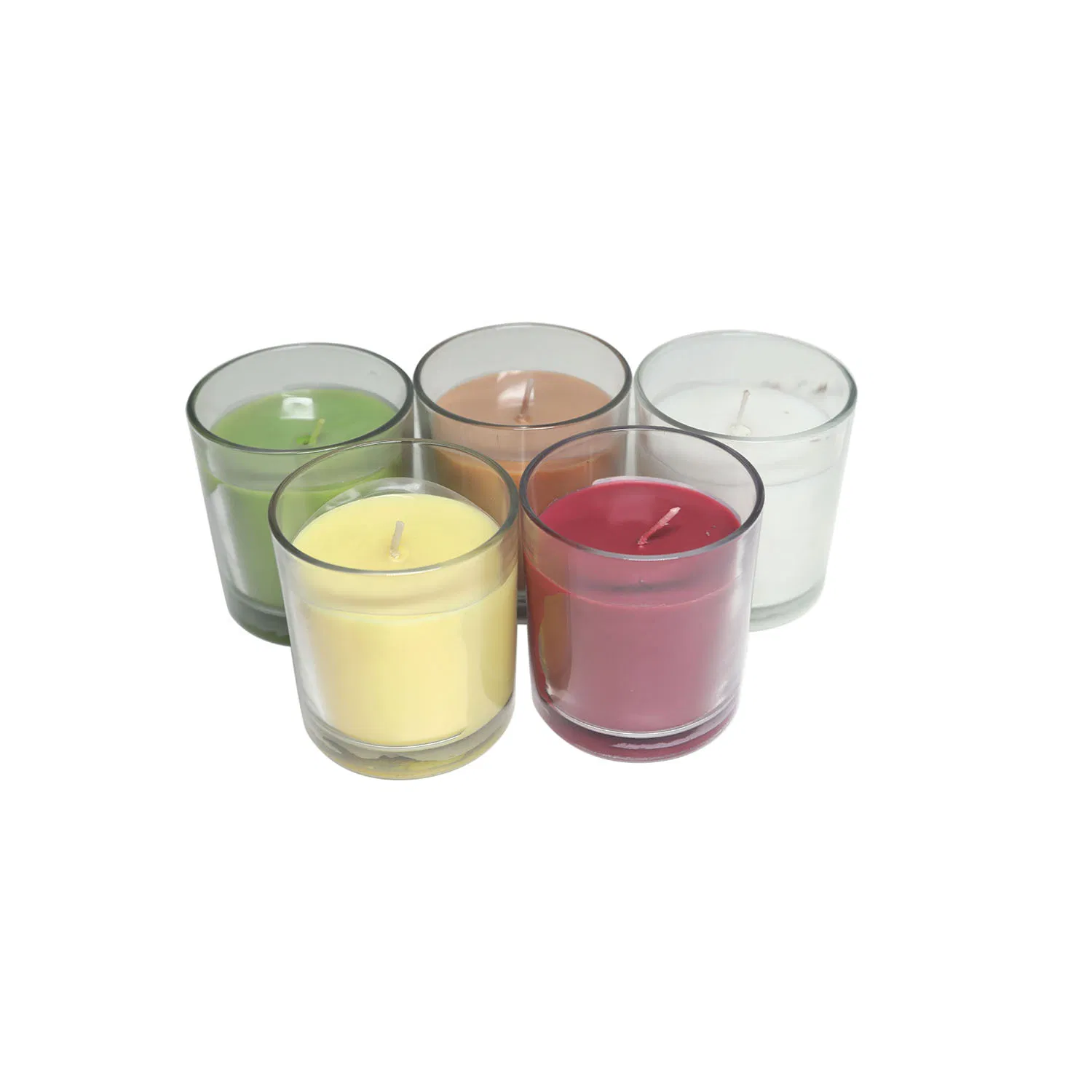 Colorful Glass Candle Jars for Wholesale Candle Making in USA