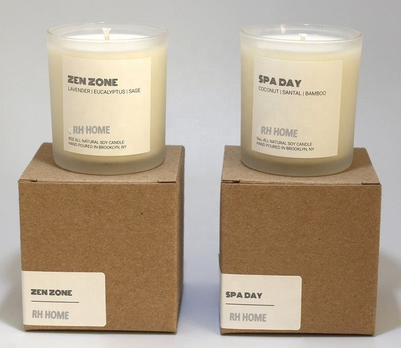 Wholesale Nordic Home Decor Wedding Luxury Glass Jar Candle Making Supplies