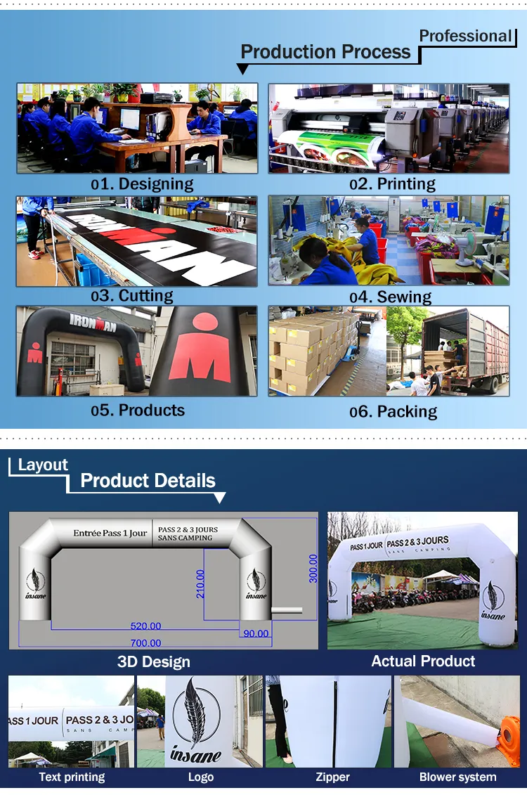 Inflatable Arch Detail 3