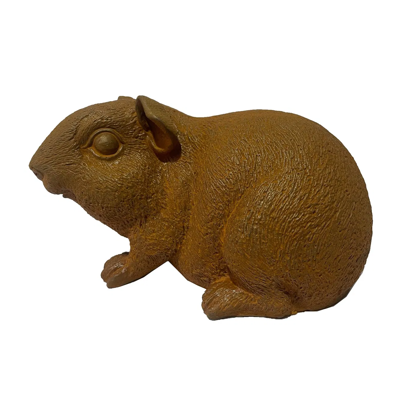 Metal Cast Iron Field Mouse Sculpture