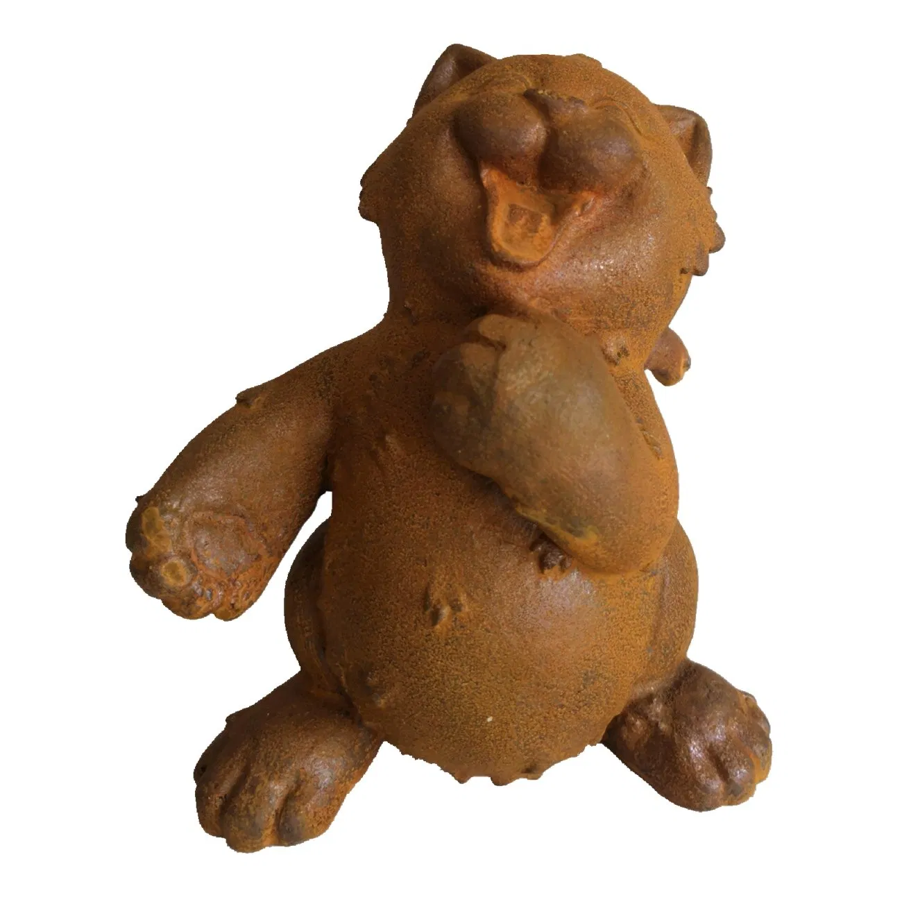 Long Lasting Solid Structure Home Garden Cast Iron Sculpture for Yard Decor