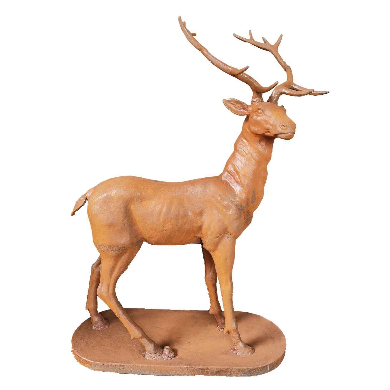 Standing Deer Cast Iron Metal Handicrafts - Cast Iron Sculpture