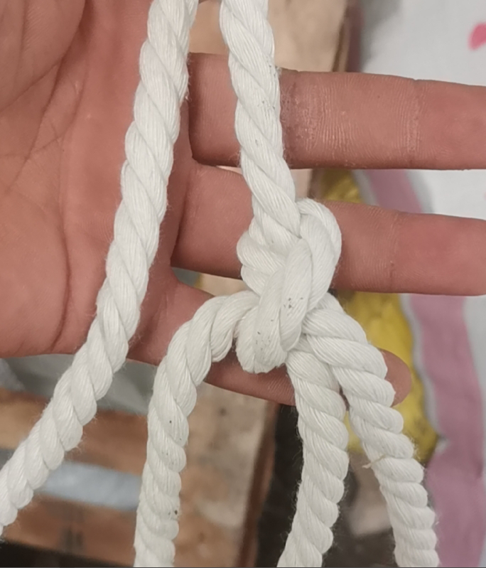 Twisted Macrame Cord Cotton Rope Display 1
