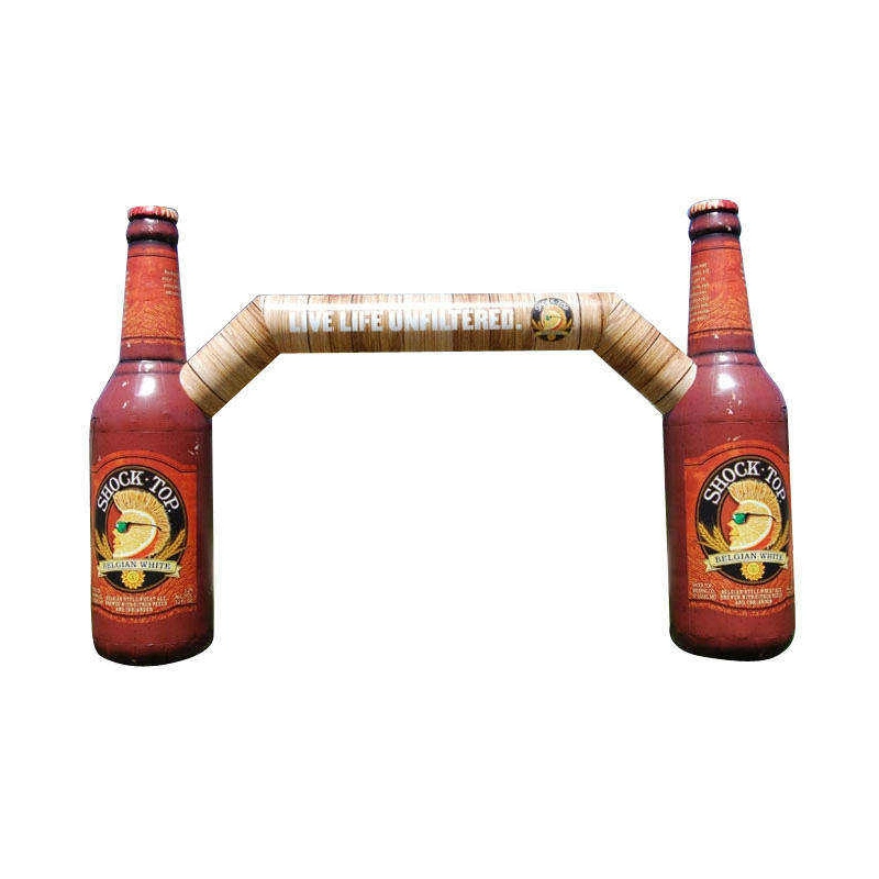 Boost Your Brand with Promotional Custom Finish Line Balloon Inflatable Entrance Arch featuring your LOGO