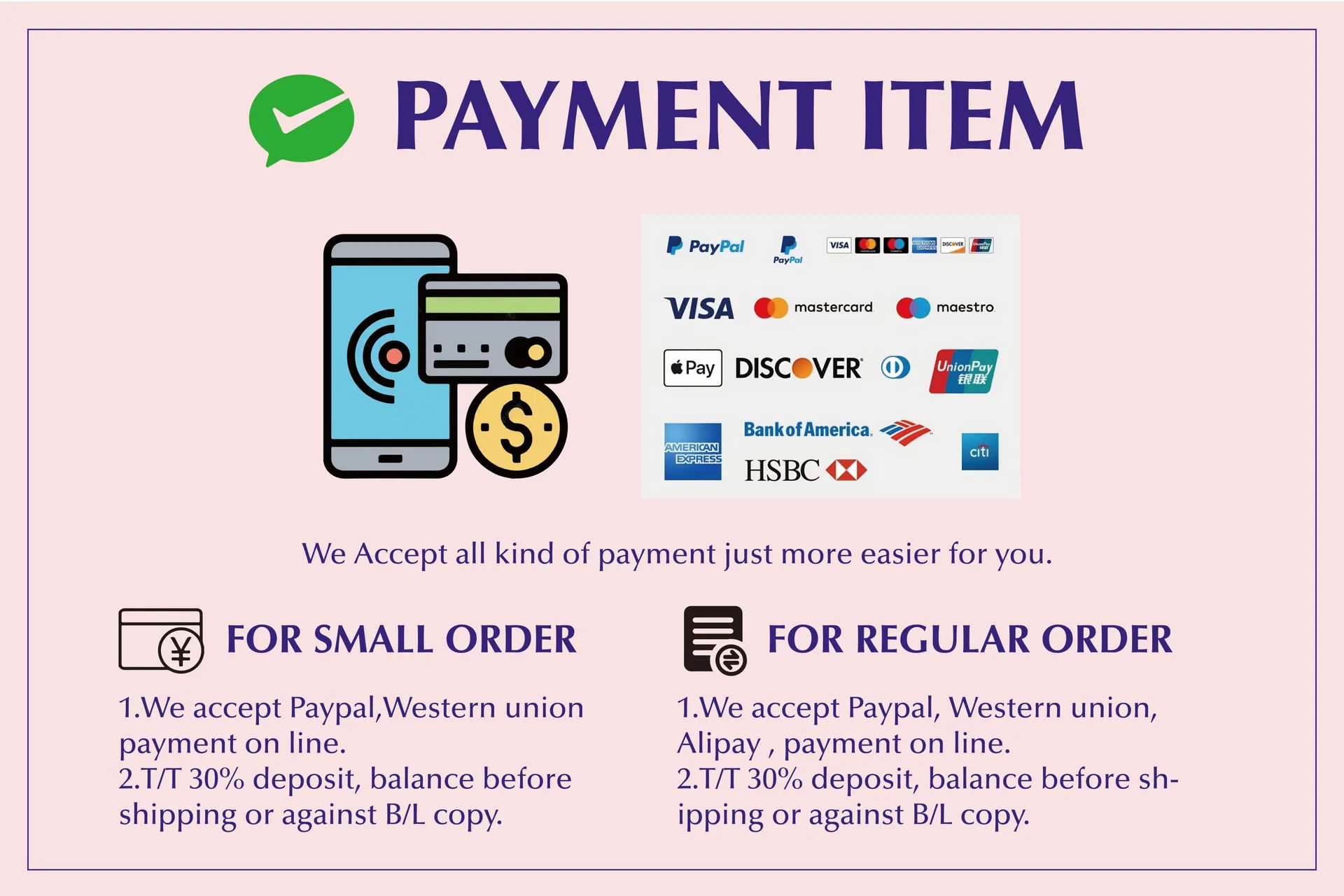 Payment Items