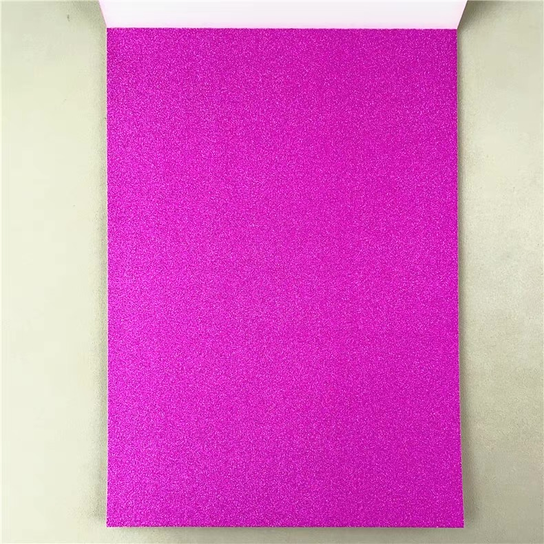 Custom Colorful Decorative Scrapbook Paper Pad DIY Making Card Paper Scrapbooking Paper Pad A4 Glitter Cardboard