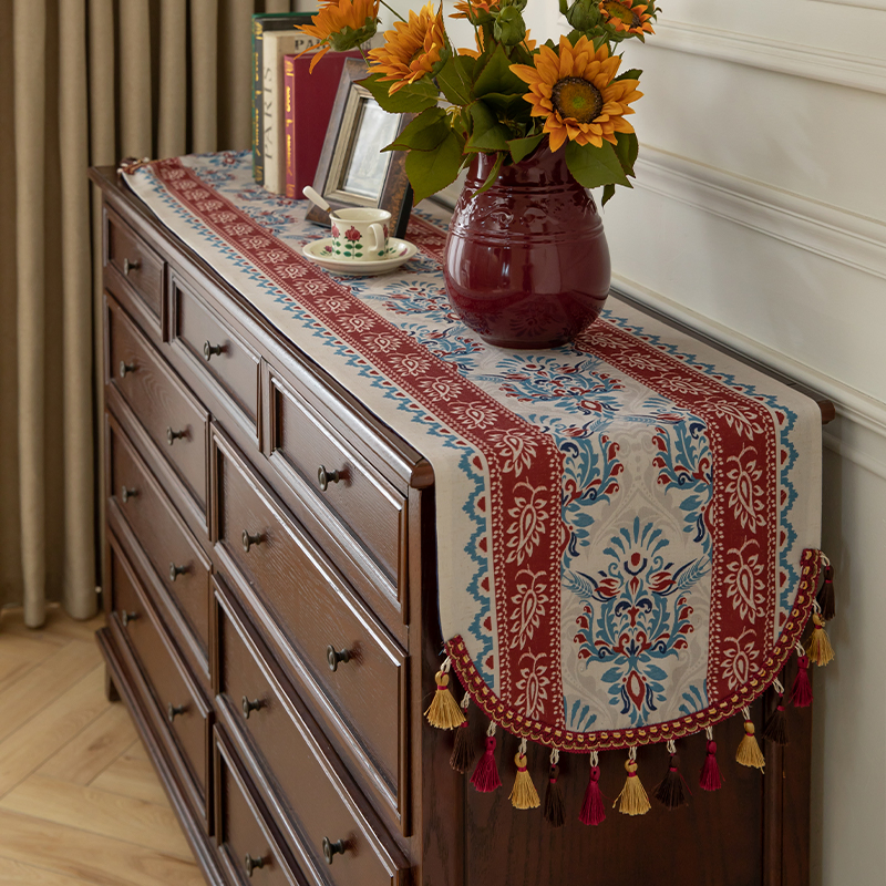 Vibrant Decorative Tablecloth Enhances Your Festive Dining Table