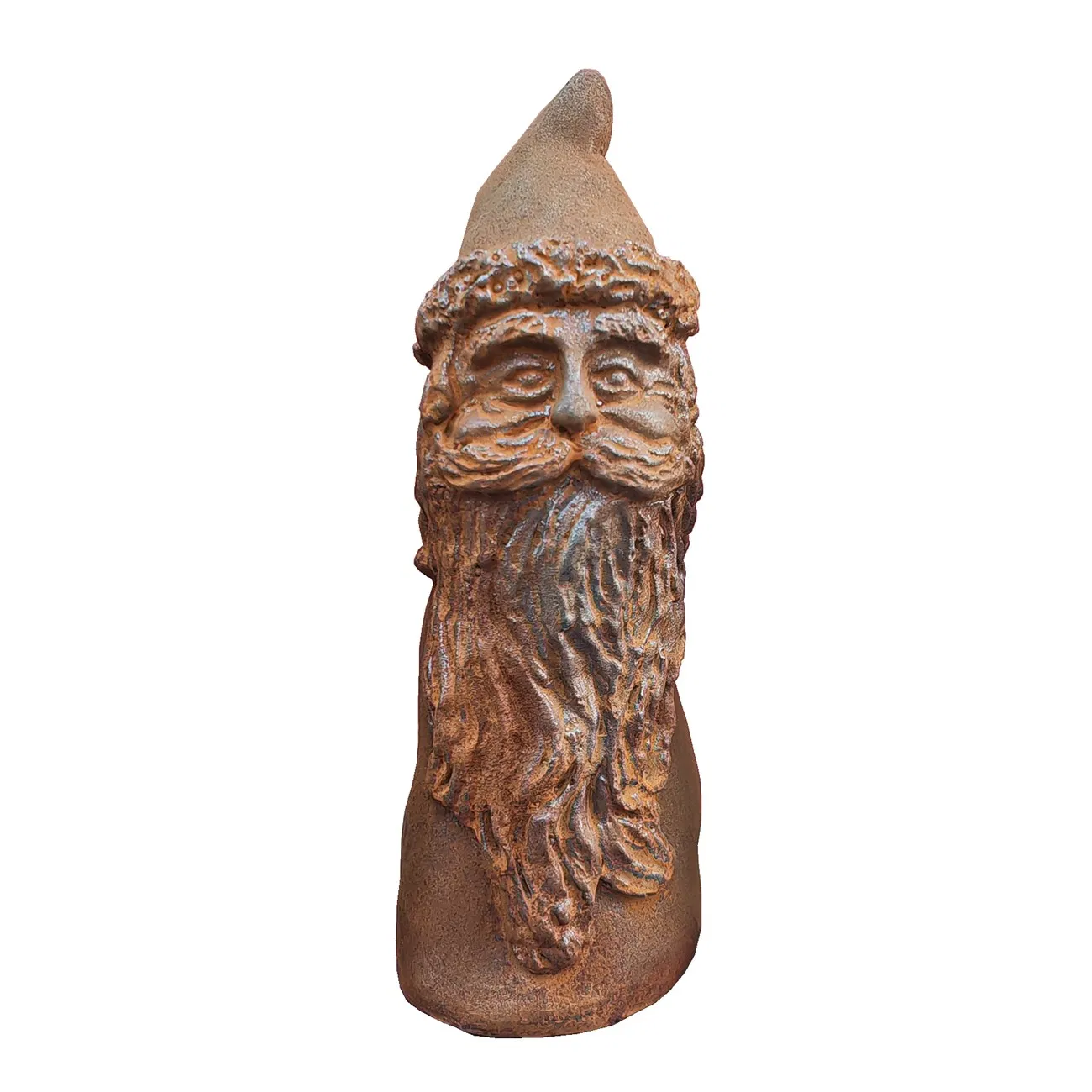 Metal Decorative Cast Iron Plant Old Man Sculpture