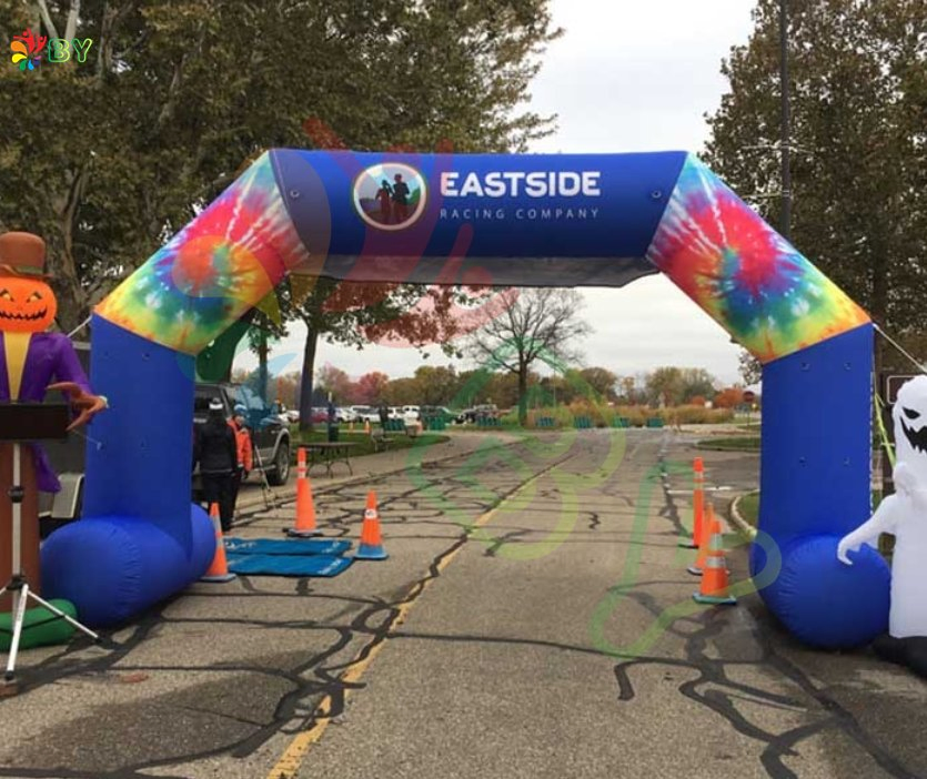 Custom Made 4meters Inflatable Arch for Decoration Fancy Sweet Archway Balloon for Sale