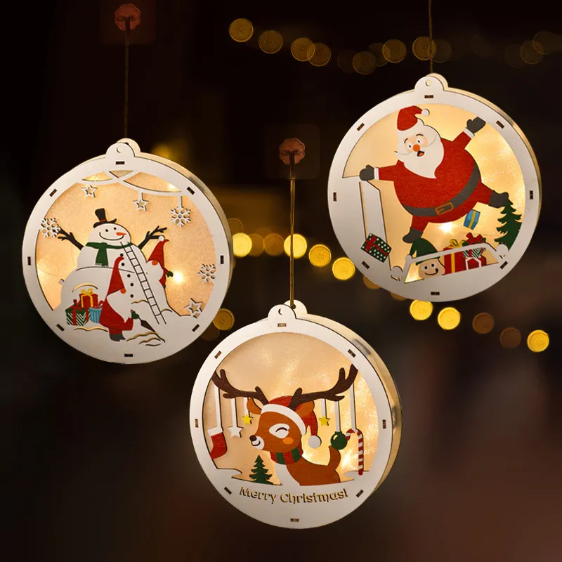 Santa Claus Snowman Ornaments