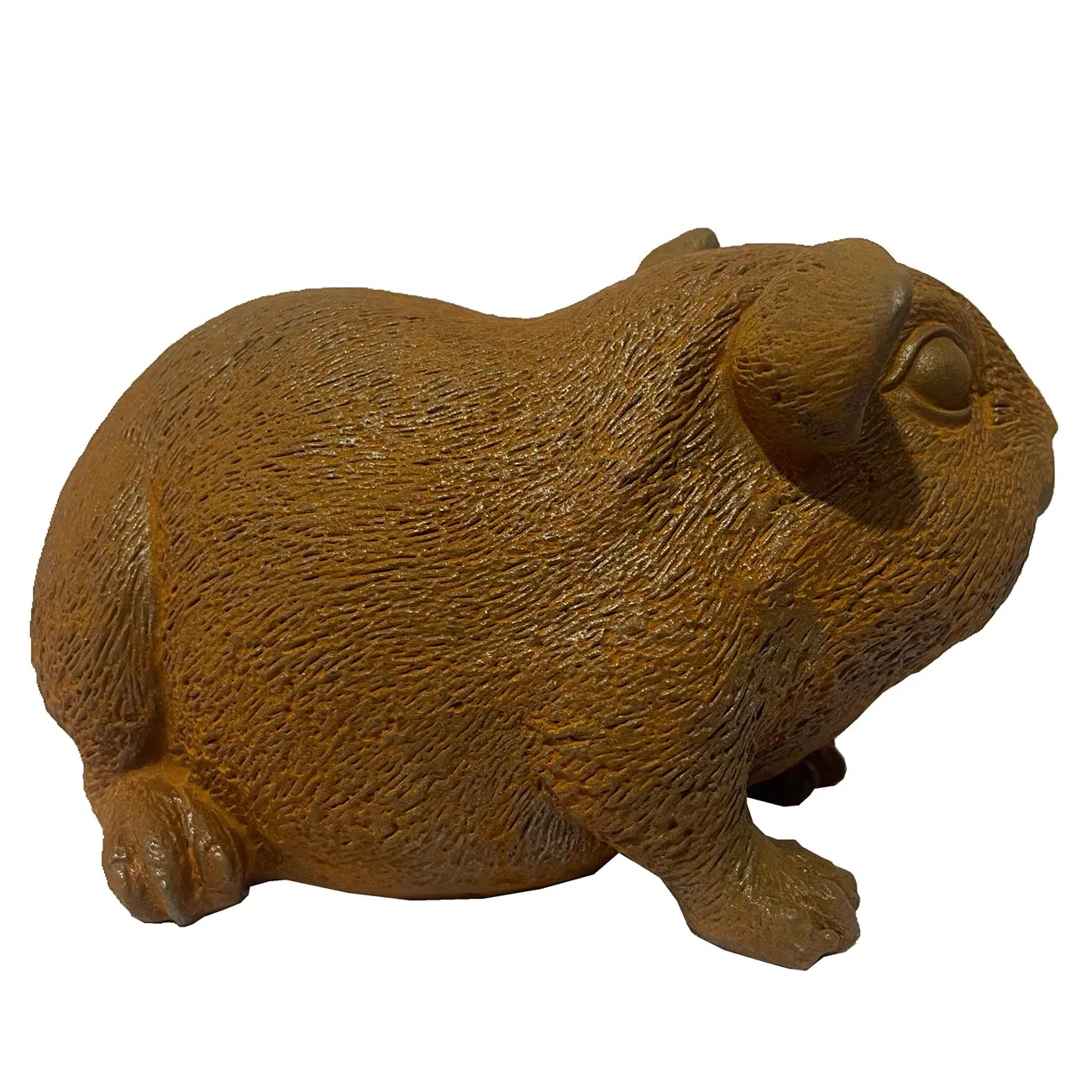 Metal Cast Iron Field Mouse Sculpture