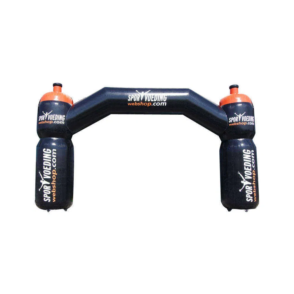 Boost Your Brand with Promotional Custom Finish Line Balloon Inflatable Entrance Arch featuring your LOGO
