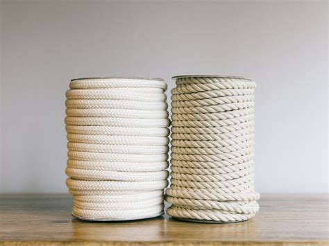 Custom 10mm Twisted Macrame Cord Cotton Rope
