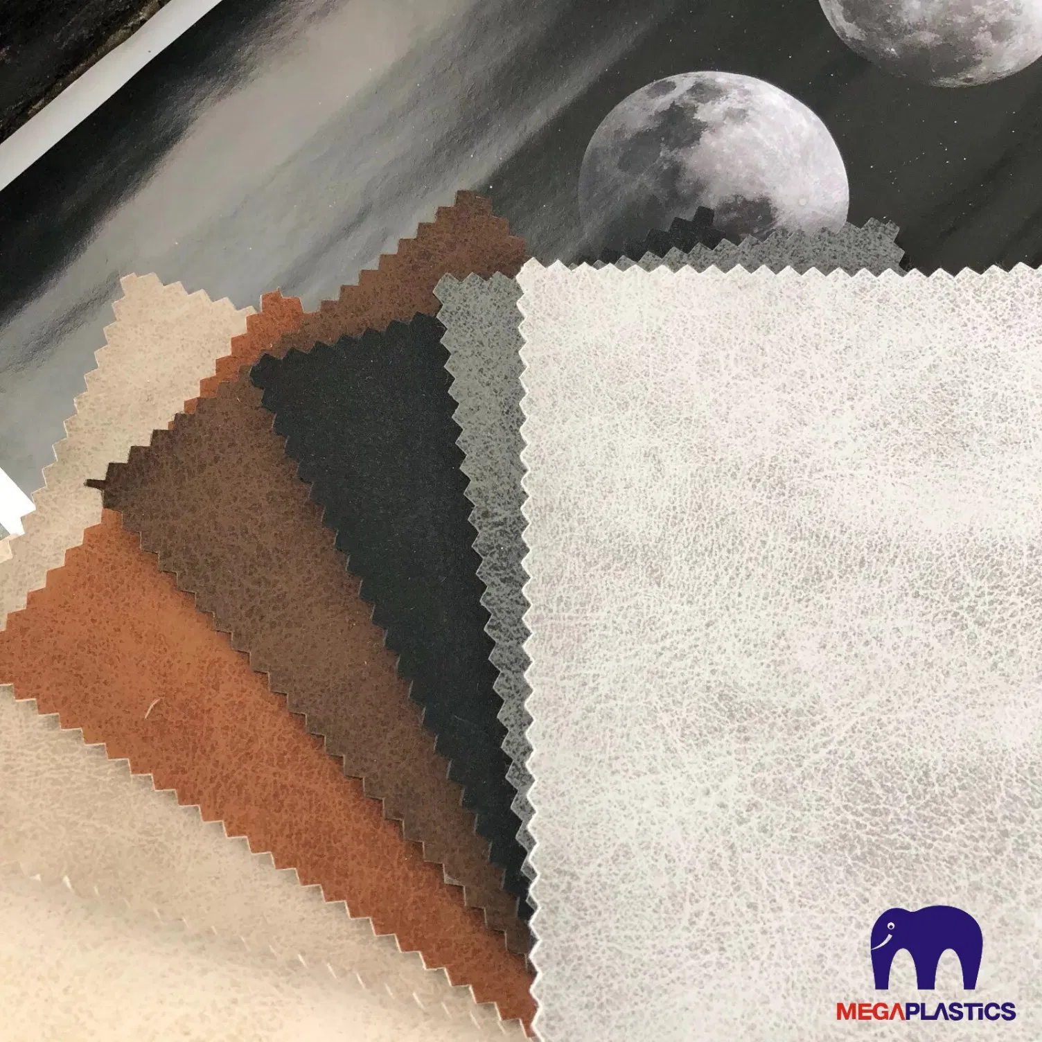 Soft Matt Finish Distressed Faux PVC Leather Upholstery Fabric Perfect for Crafting Stylish Accessories and Furniture