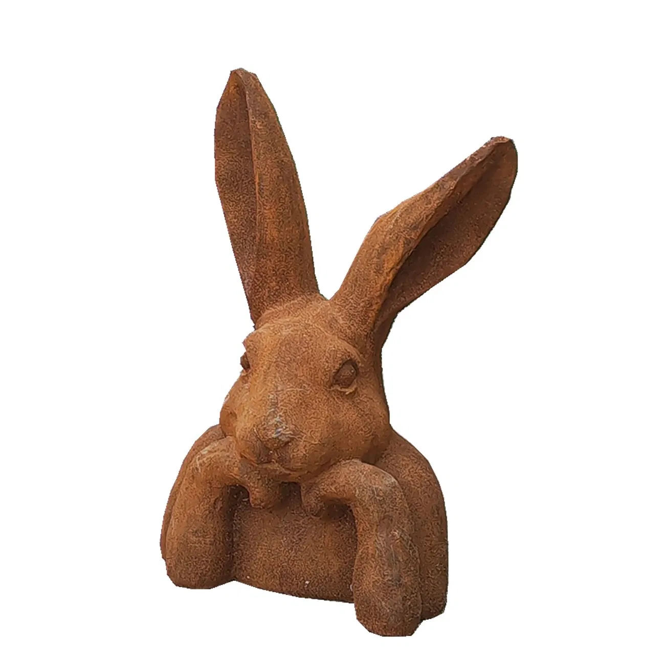 Antique Rustic Bunny Garden Sculpture Yh-38 Collectible Ornament