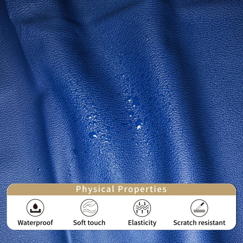 1 Yard Synthetic Leather Sheets for Sewing and Crafting, Stock Lot Leather Sheets