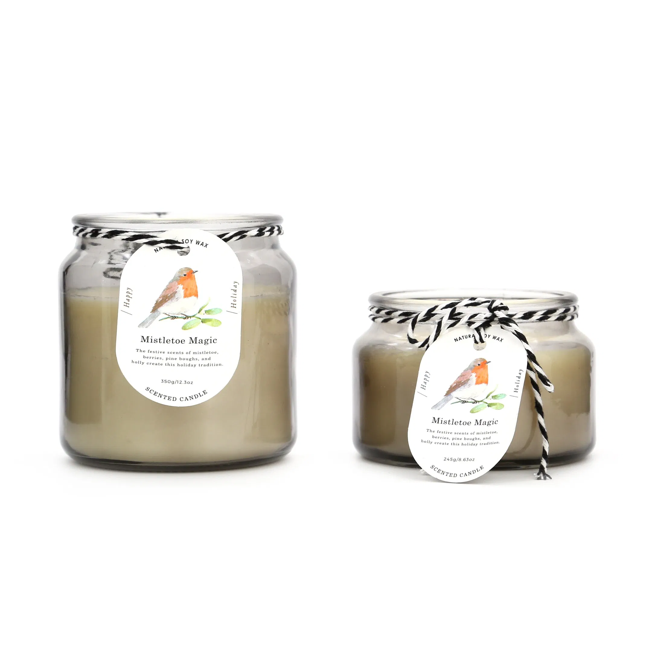 Wholesale 8oz 10oz 12oz 14oz 15oz 16oz 20oz Glass Containers Vessels for Candle Making with Wooden Lids Empty Luxury Candle Jars