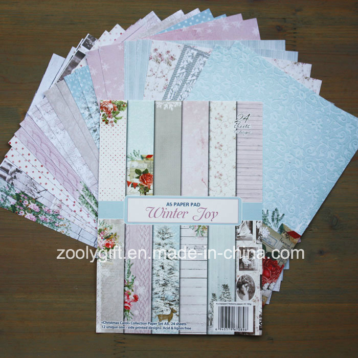 Christmas Card Collection Paper Sets A4 Scrapbooking Paper Pad A5 DIY Scrapbook Paper