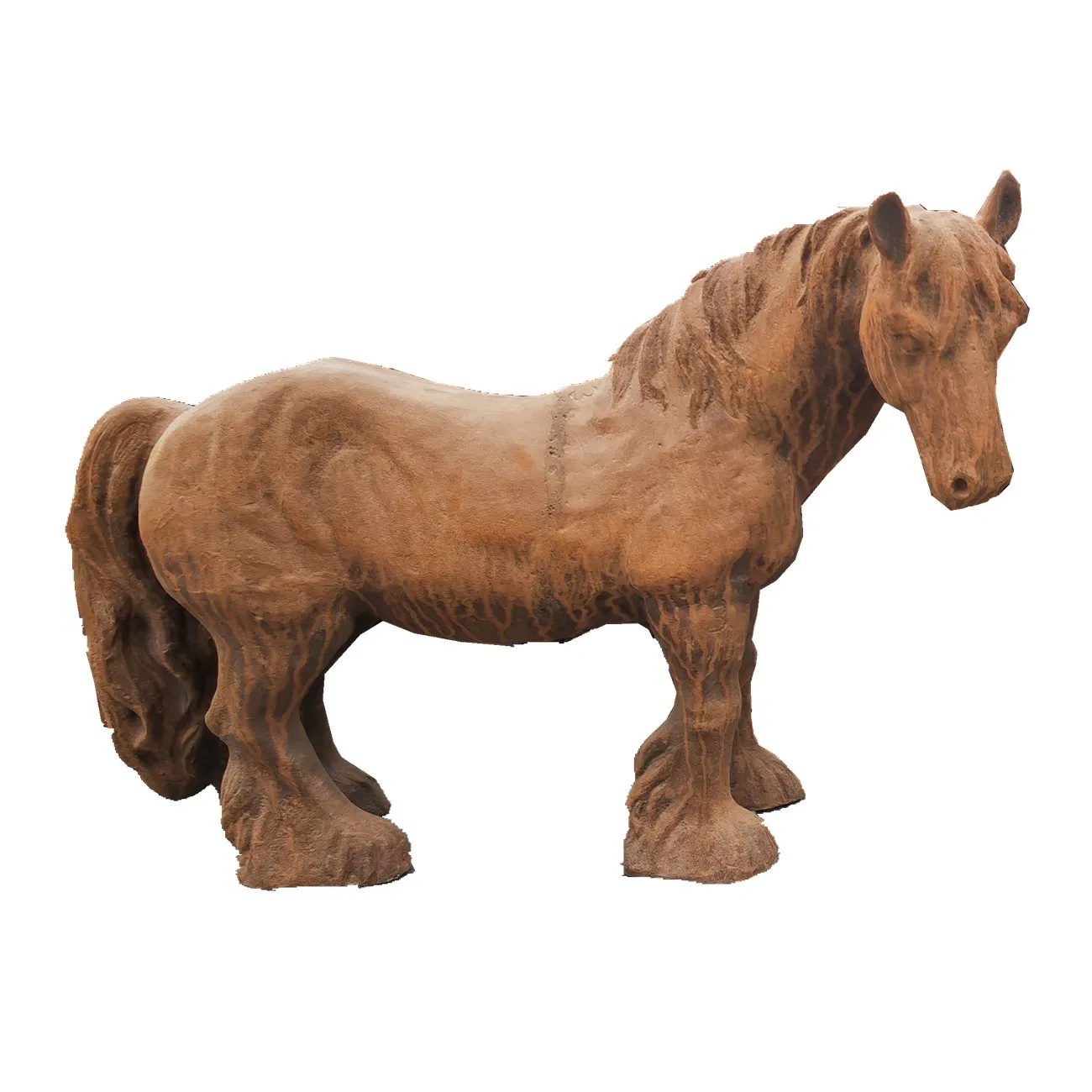 Garden Metal Handicrafts, Standing Horse, Galloping Horse Cast Iron Sculpture