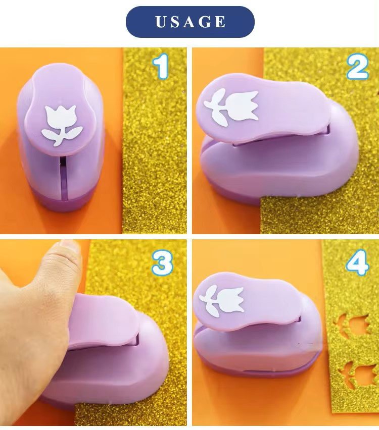 DIY Different Scrapbook Paper Craft Punch Mini Paper Hole Punchers