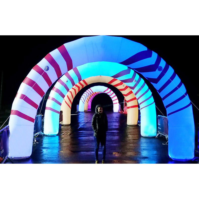 Advertising Inflatable Entrance Archway Double Legs Race Start Finish Line Gate Balloon Arch for Event