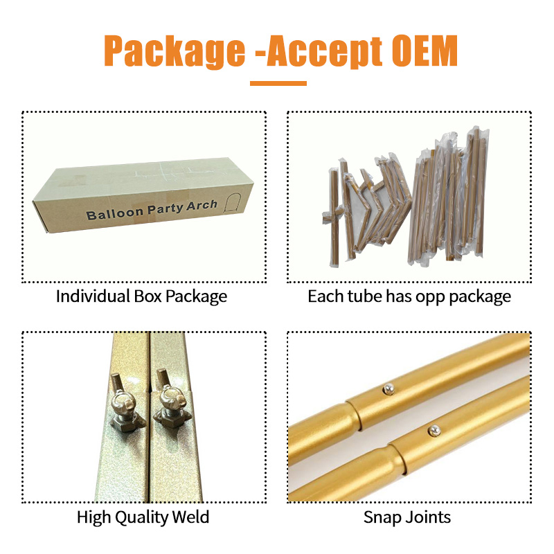 Metal Half Curve Arch Backdrop Balloon Stand for Anniversary Baby Shower Decor