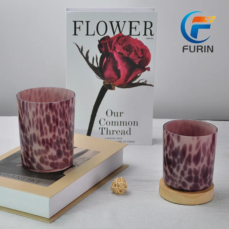 Art Glass Candle Detail 1