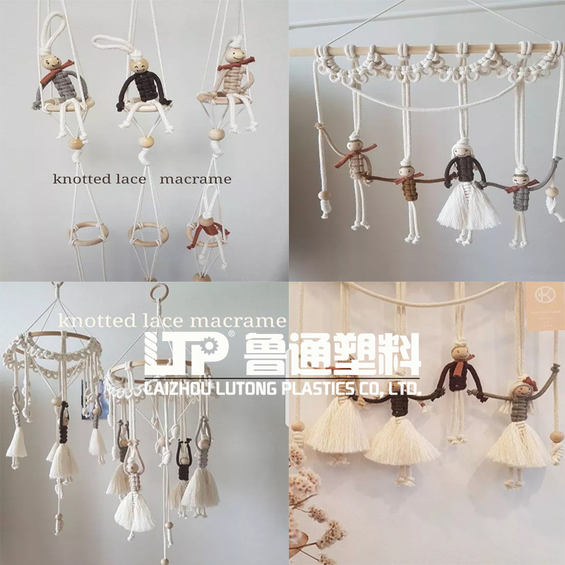 Cotton Rope Natural White for Macrame Cord and Massive Braided Natural Rope