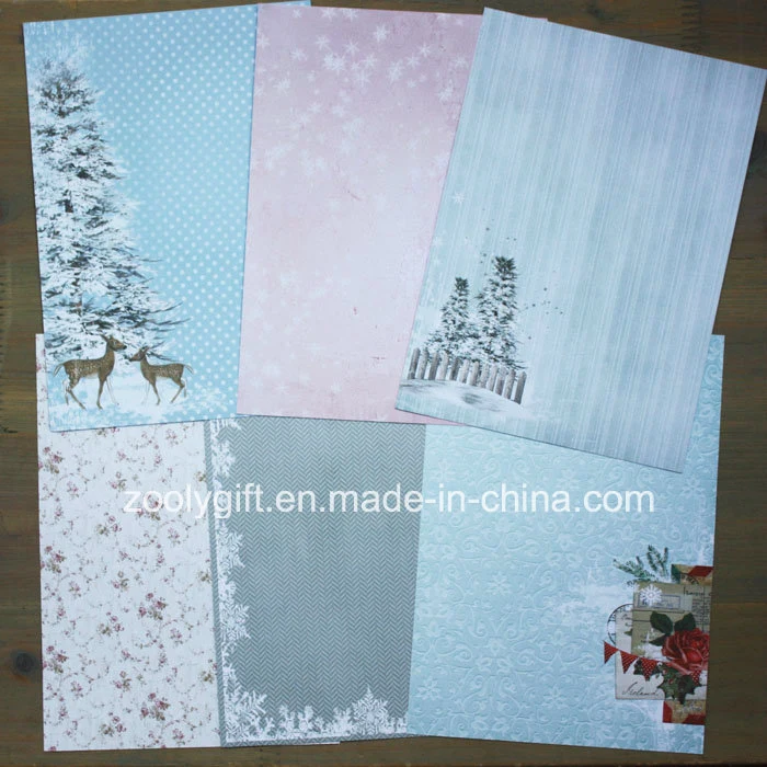 Christmas Card Collection Paper Sets A4 Scrapbooking Paper Pad A5 DIY Scrapbook Paper
