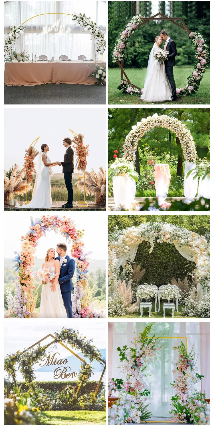 Metal Heart Shape Balloon Arch Frame 6