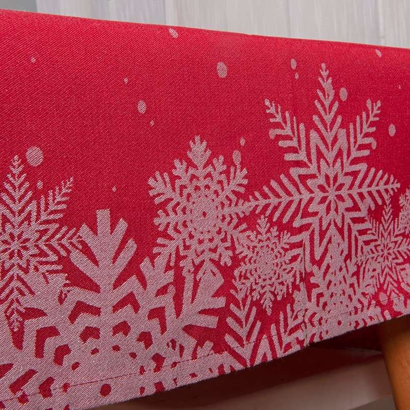 Christmas Tablecloths Light Luxury Atmosphere Festive Red Coffee Decorative Table Cloth