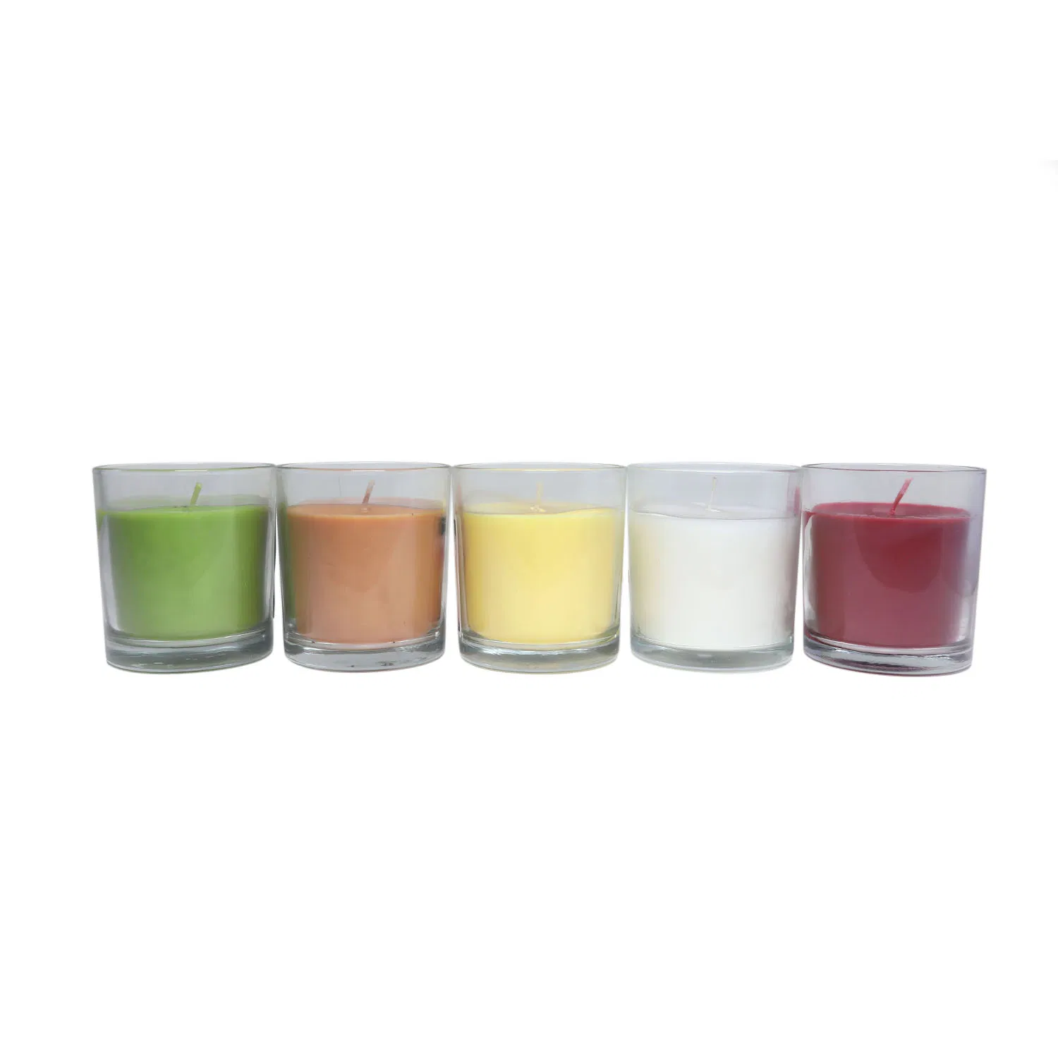 Colorful Glass Candle Jars for Wholesale Candle Making in USA