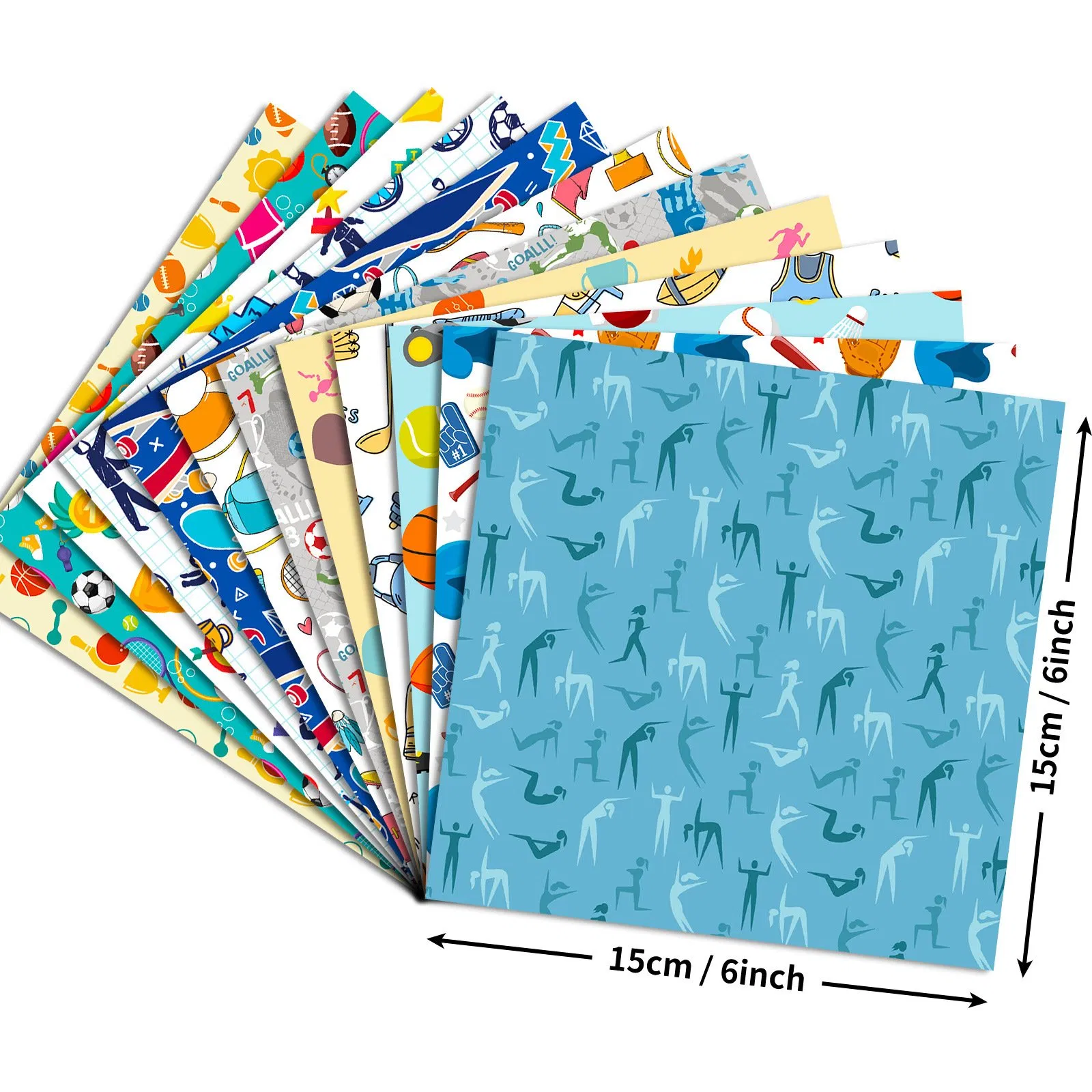 Sports-Themed Cross-Border Background Scrapbook for Handmade Journals