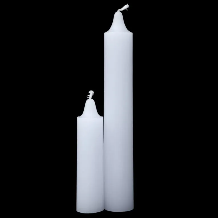 Paraffin Wax White Candle Stick 6