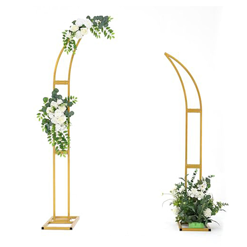 Metal Half Curve Arch Backdrop Balloon Stand for Anniversary Baby Shower Decor