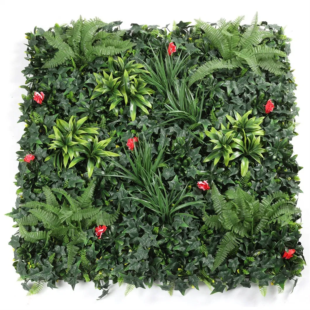 Artificial Green Living Wall Grass Boxwood Foliage Fake Fern IVY Vertical Garden