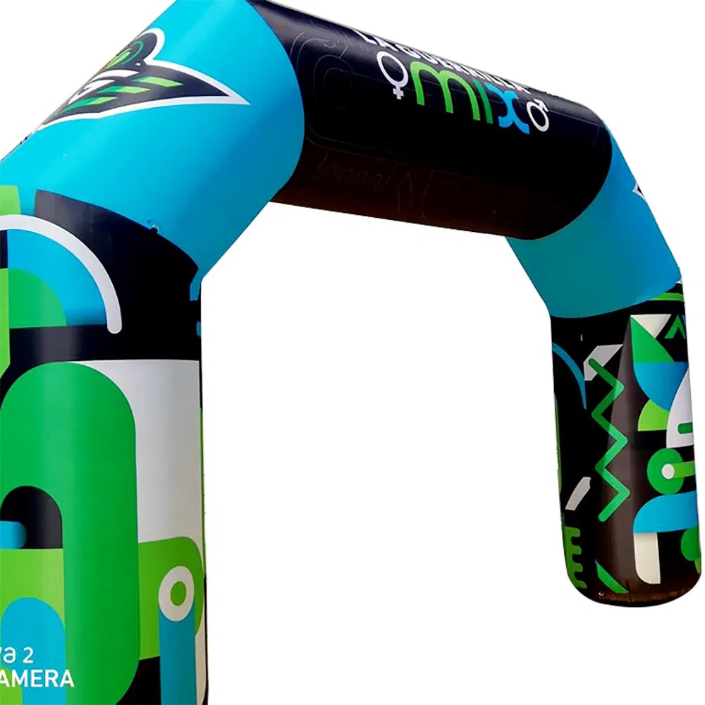 Custom Christmas Holiday Party Decoration balloon Inflatable Arch