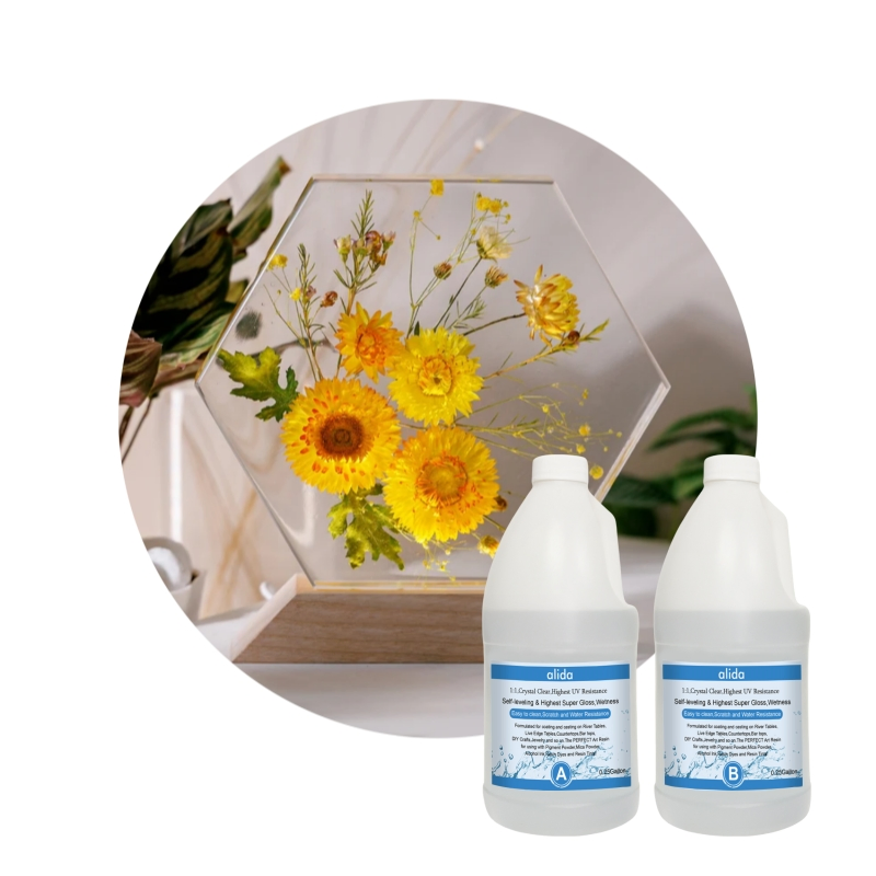 Factory Price Epoxy Resin Sealants Creative Clear Resin Coasters for Jewelry Making Woodworking UV Resistance Low Art DIY Hand Making Crafts Ab Glue Good